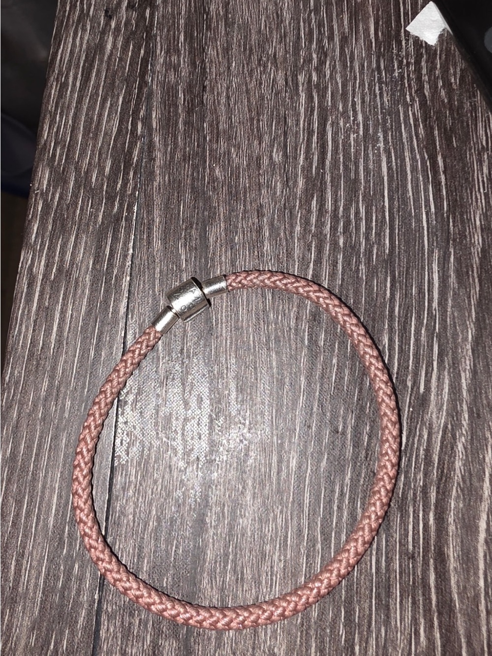 Pandora Shimmering Pink Cord Bracelet